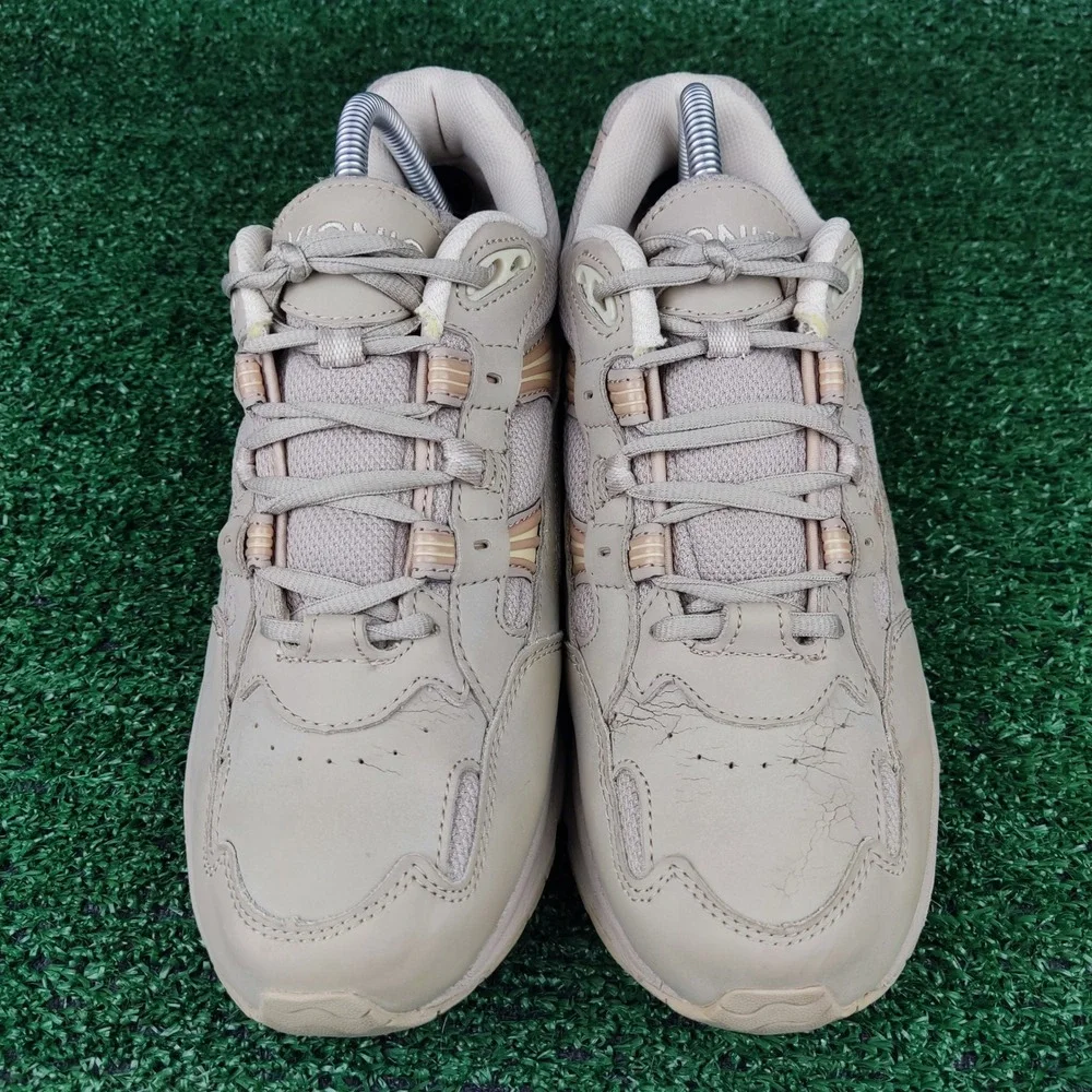 Vionic Sneakers Womens 9.5 Tan Walker Athletic Walking Shoes Orthotic Support